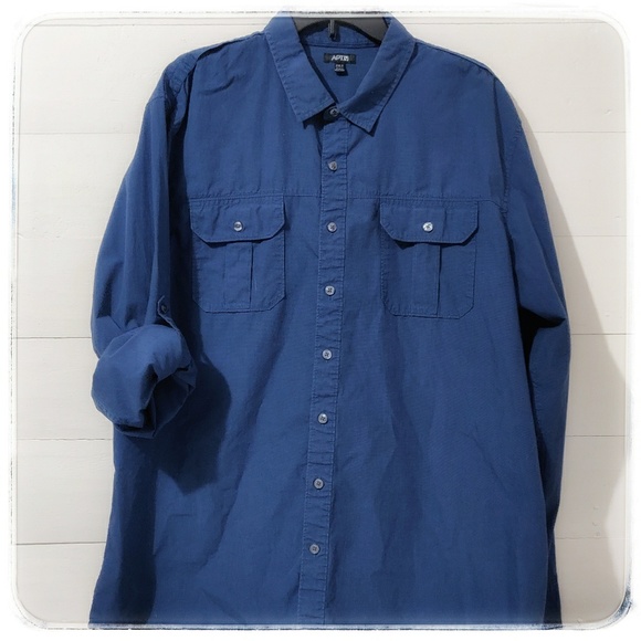 Apt. 9 Other - Like New! XXL Men's Button Down w 3/4 sleeve 2XL